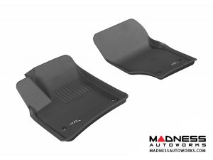 Porsche Cayenne Floor Mats (Set of 2) - Front - Black by 3D MAXpider